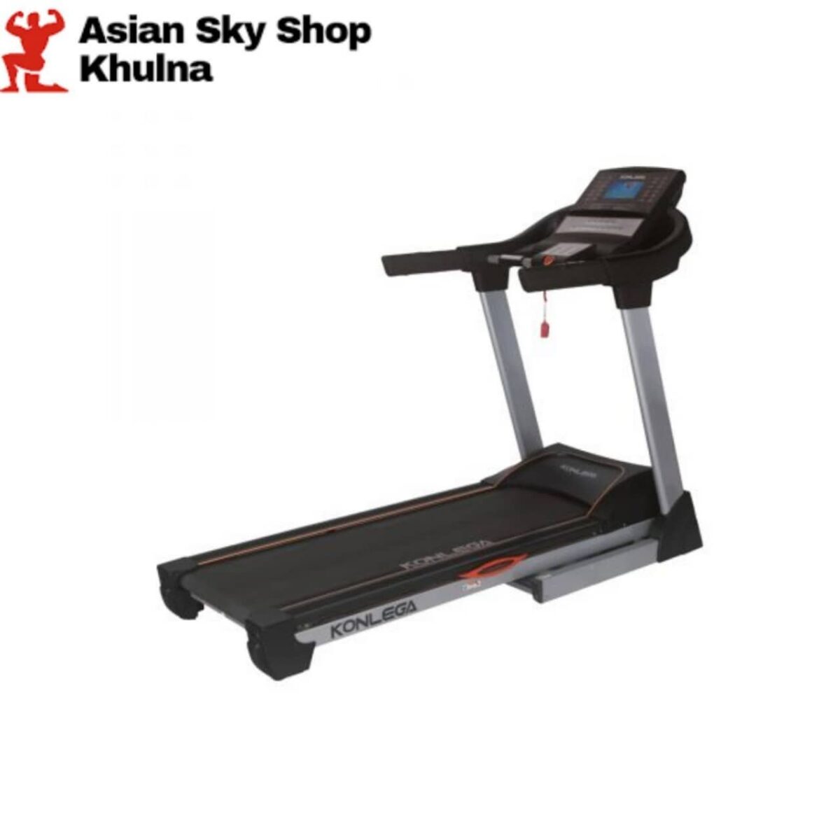 Foldable Motorized Treadmill - KPOWER- 946 DC - Black