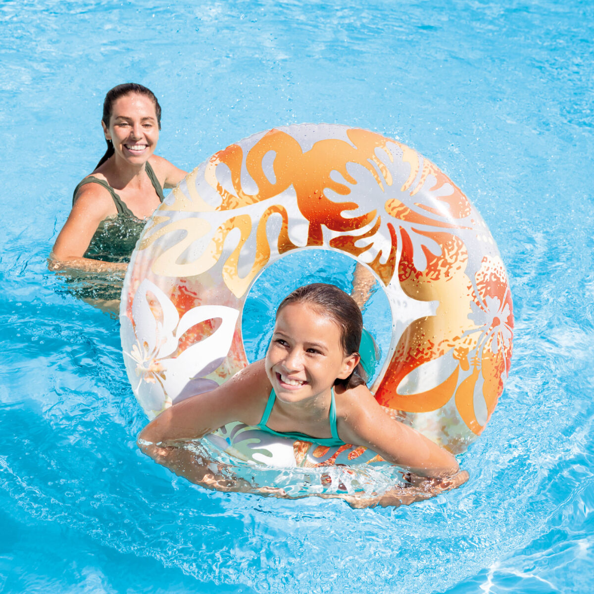 Intex Large Swimming Pool Inflatable Tyre Swimming Beach Tyre Ring Pool Party