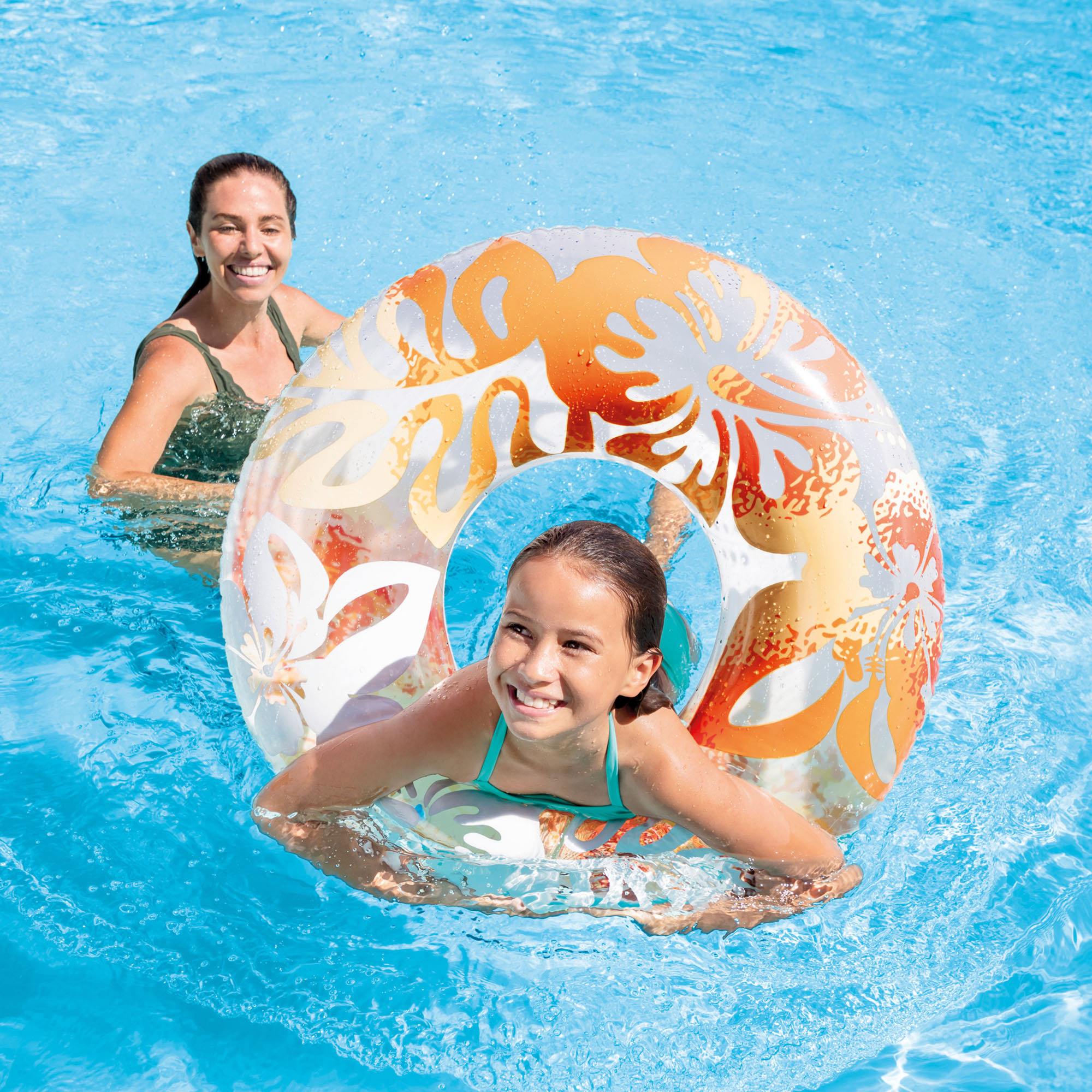 Intex 36" Swimming Pool Inflatable Tyre Swimming Beach Tyre Ring Pool Party 
