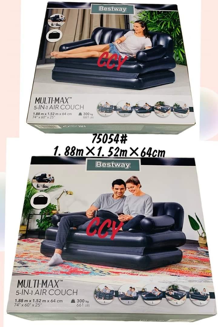 Intex air inflatable sofa cum round air bed for living room furniture in  Bangladesh at Topbangla