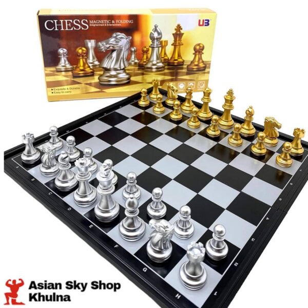 Chess Folding Magnetic Board large 14''x 14''