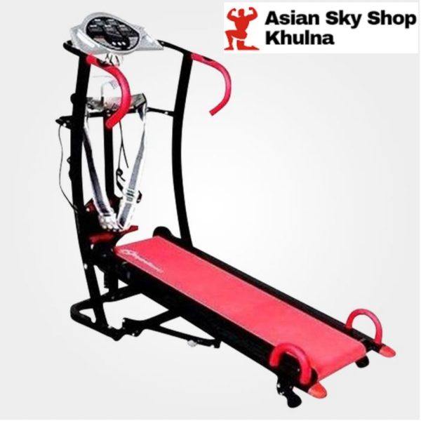 6 Way Manual Treadmill With Body Massager