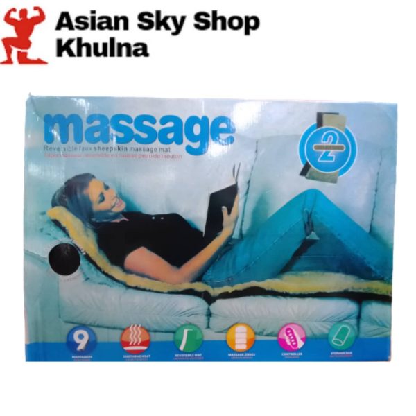 Massage Luxurious silky quilted mat with soothing heat