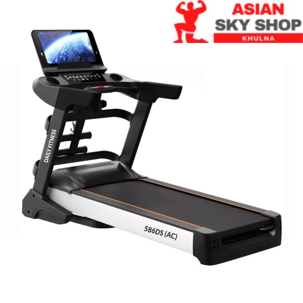 Semi Commercial  Foldable Motorized Treadmill Daily fitness 586DS AC Motor: 4.5 HP