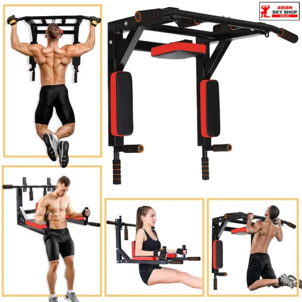 Pull-Up And Dips Stations/Wall Mounted Parallel Bar