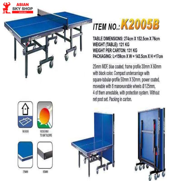 Table Tennis Board Giant Dragon K-2005B