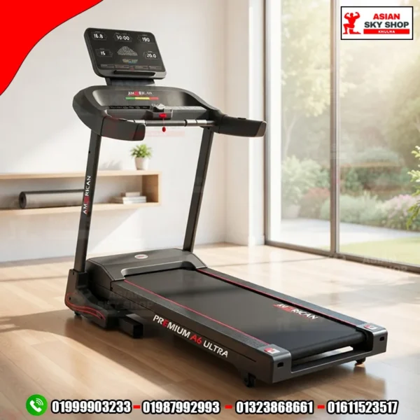 American Fitness Premium A6 Ultra AC Motorized Treadmill