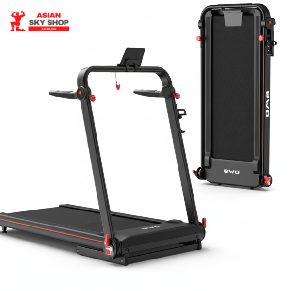 OMA Treadmills 1017EB – 2.5HP Foldable Portable Treadmill for Home & Office - Compact Walking Running Treadmill