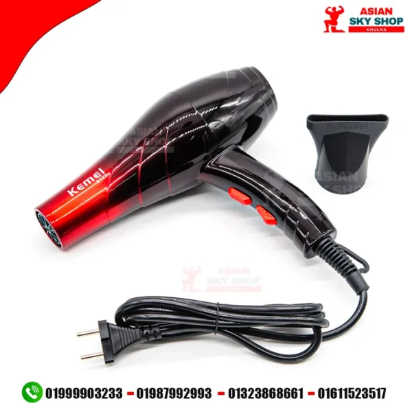 KEMEY KM-3322 High-Speed Negative Ions Hair Dryer