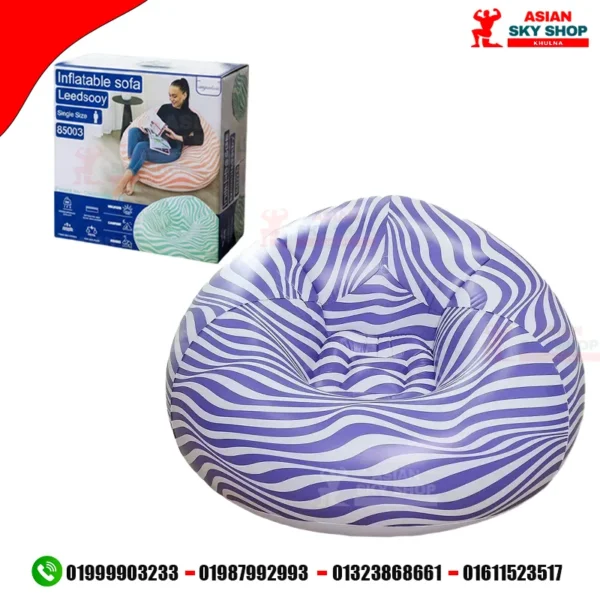 Premium Inflatable Single Sofa (Leedsooy 85003) Size: 110 x 110 x 85 cm (Approximate)