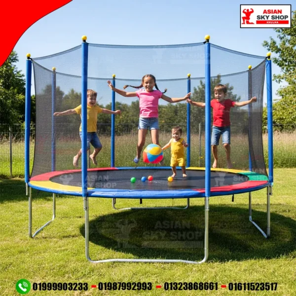 Jumping Trampoline with net coverage 16 Feet