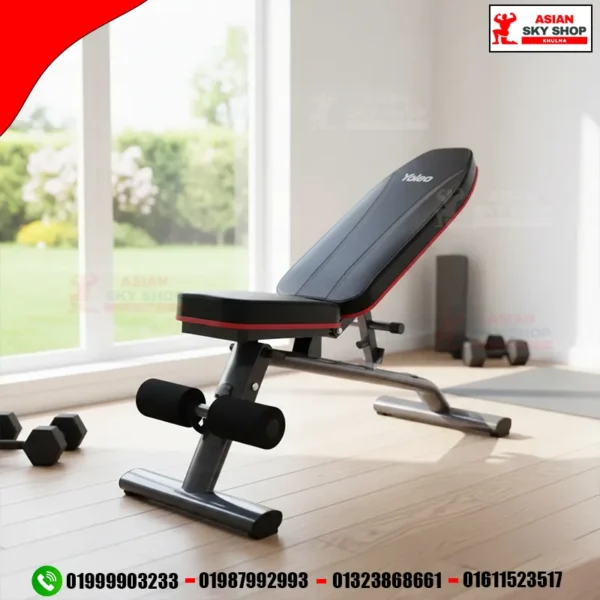 Yoleo Adjustable Weight Bench: Foldable Fitness Bench
