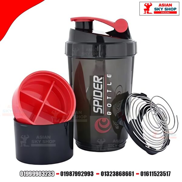 Spider Protein Shaker Bottle (500ml) – The Ultimate Gym Companion