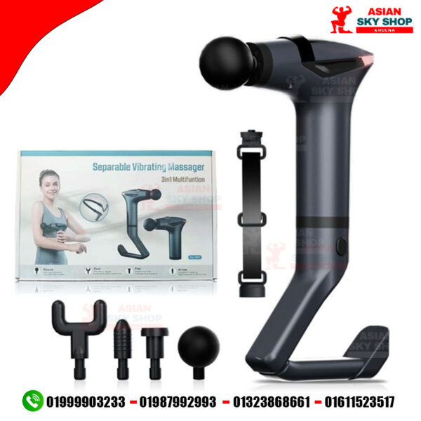 Separable Vibrating Massager (3-in-1 Multifunction)