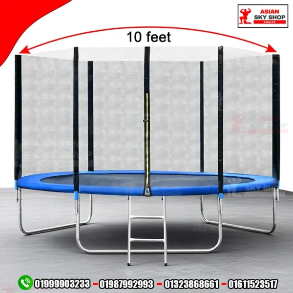 10 Feet Premium Quality Trampoline with Safety Net