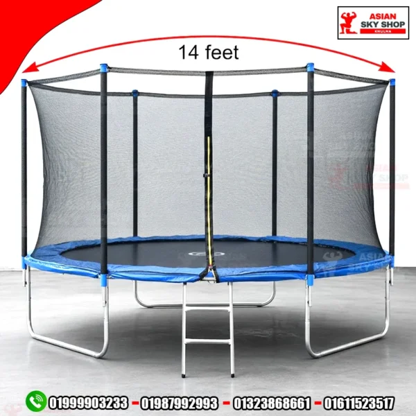 14 Feet Premium Jumbo Trampoline with Safety Net