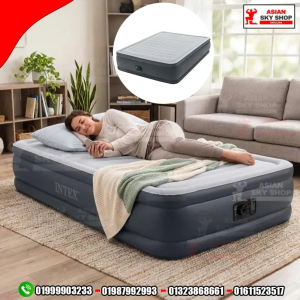 Intex Dura-Beam Deluxe Comfort Plush Air Mattress 60 x 80 x 13