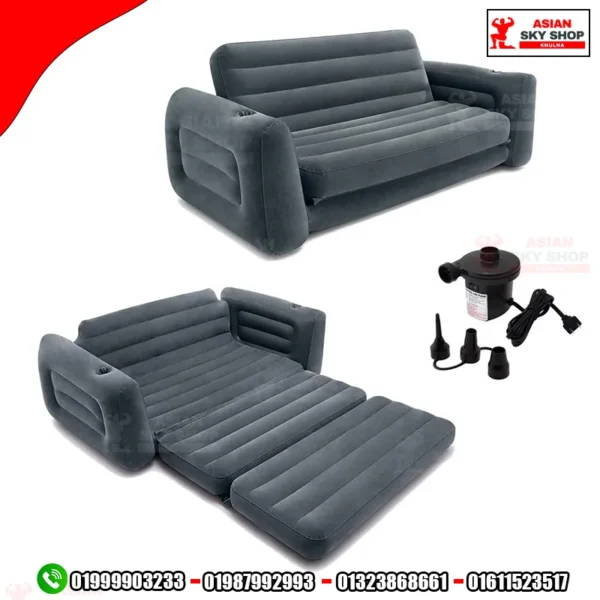 Intex Queen Pull-Out Sofa Cum Bed (80x91x26")