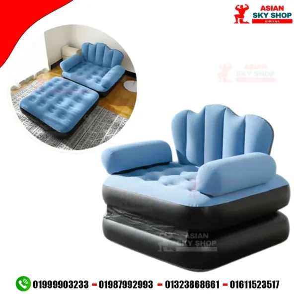 2-in-1 Multifunctional Inflatable Sofa & Bed Single Size