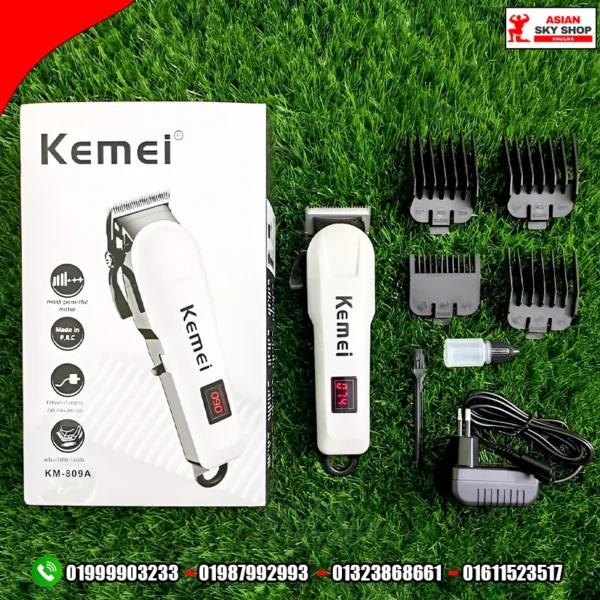 Kemei KM-809A Professional Hair Clipper & Trimmer