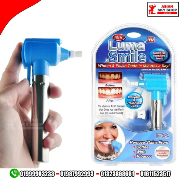 Luma Smile Professional At-Home Teeth Polisher & Whitener
