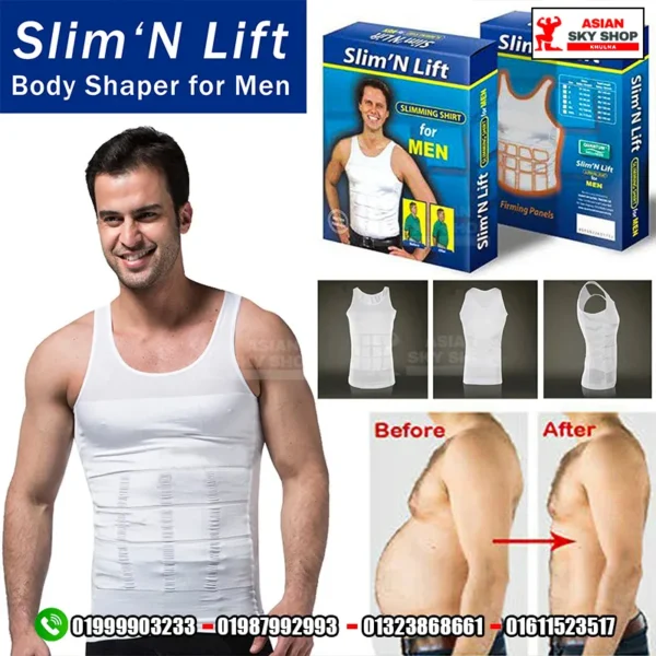 Slim N Lift Men Body Shaper Slimming Vest Singlet Body Shaper