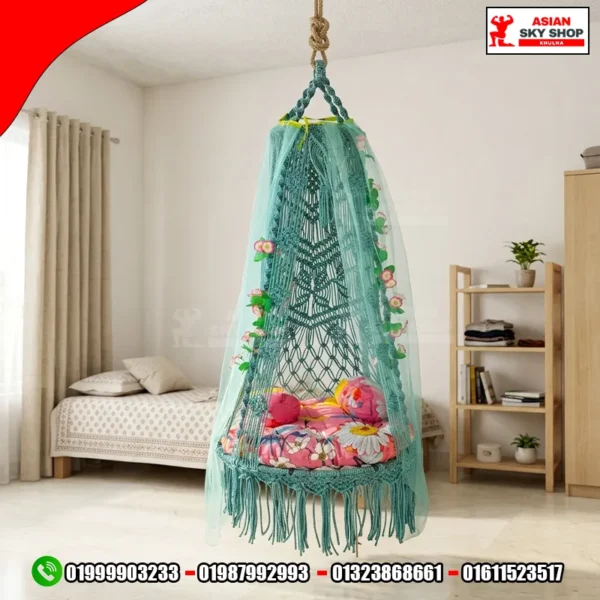 ম্যাক্রাম দোলনা ৩০ ইঞ্চি Macrame Hanging Chair