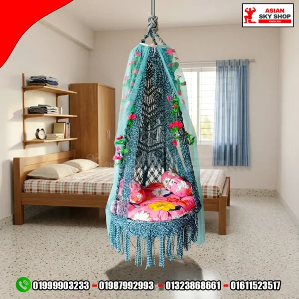 ম্যাক্রাম দোলনা ৩০ ইঞ্চি Macrame Hanging Chair
