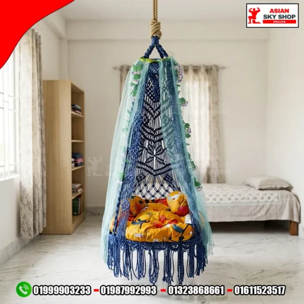 ম্যাক্রাম দোলনা ৩০ ইঞ্চি Macrame Hanging Chair