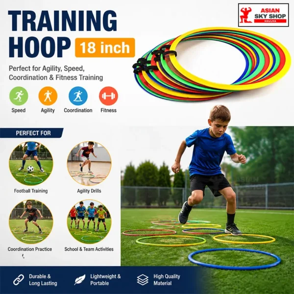 Agility Training Rings Hoops 18-inch