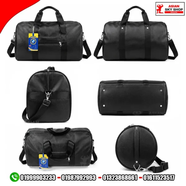 BMW Premium Leather Gym Duffle Bag Asian Sky Shop Khulna