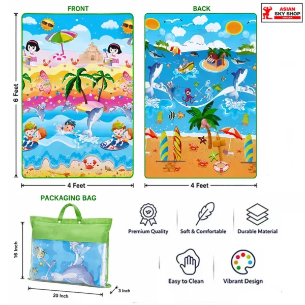 China Baby Play Mat & Folding Floor Mat (4 Feet × 6 Feet)