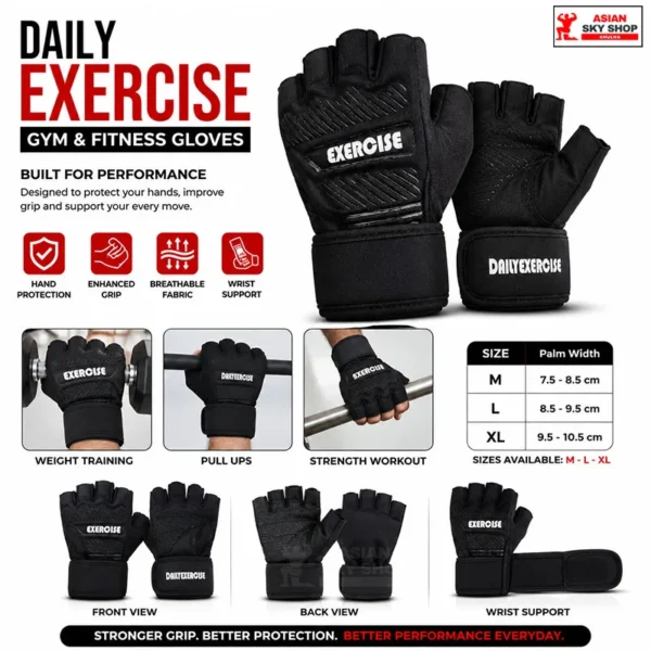Daily Exercise Gym & Fitness Gloves