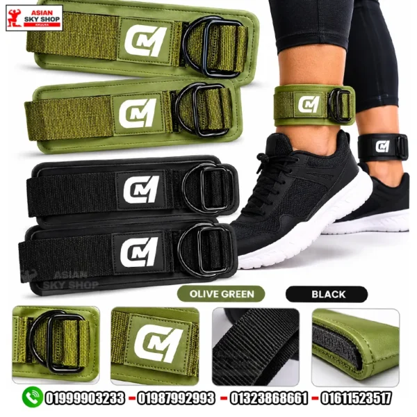 Premium Gym Ankle Straps for Cable Machine