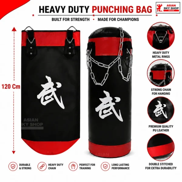 Heavy Duty Punching Bag Boxing Bag (120 Cm)
