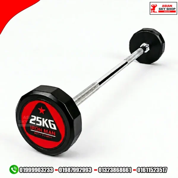 Iron Man Body Power 25KG Fixed Barbell