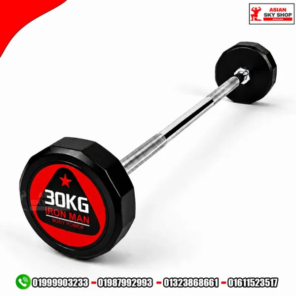 Iron Man Body Power 30KG Fixed Barbell