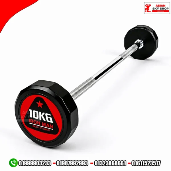 Iron Man Body Power 10KG Fixed Barbell