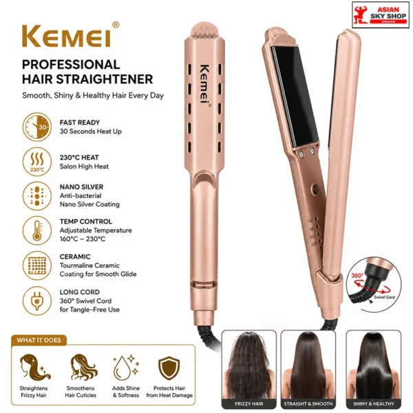 Kemei KM-3229 Professional Hair Straightener