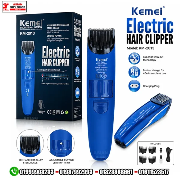 Kemei Electric Hair Clipper (Model: KM-2013)