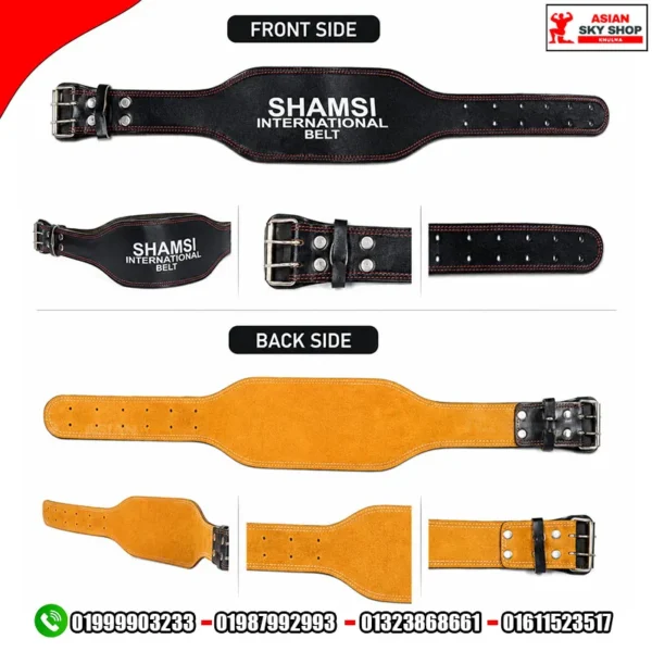 Shamsi International Leather Gym Belt Asian Sky Shop Khulna