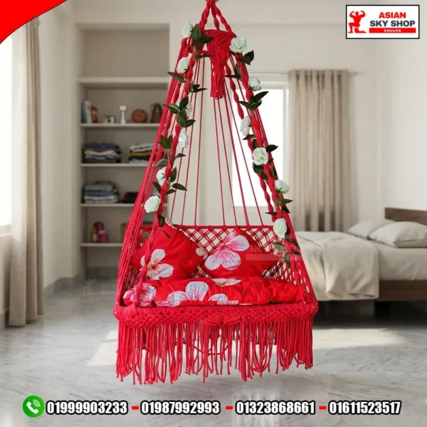 Luxury Macrame Hanging Swing Chair