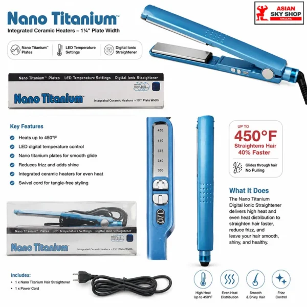 Nano Titanium Digital Ionic Straightener