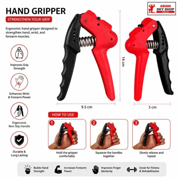 Professional Ergonomic Hand Gripper