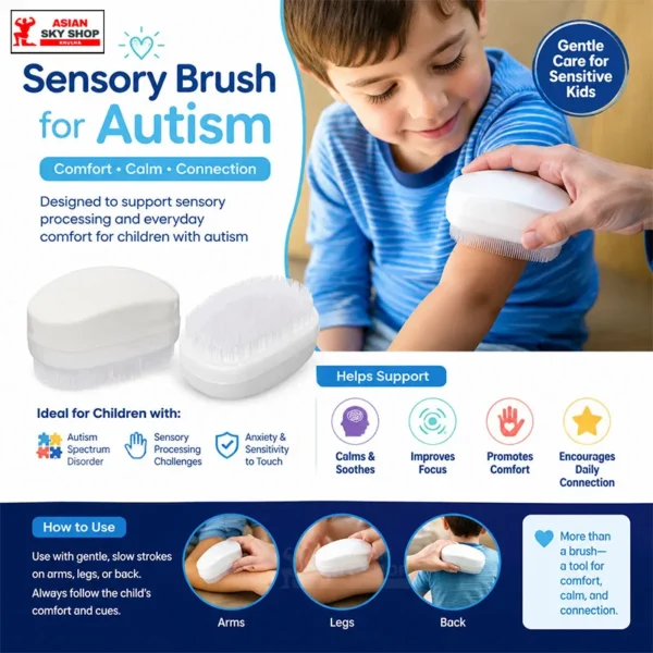 Therapeutic Sensory Brush for Autism & Touch Sensitivity