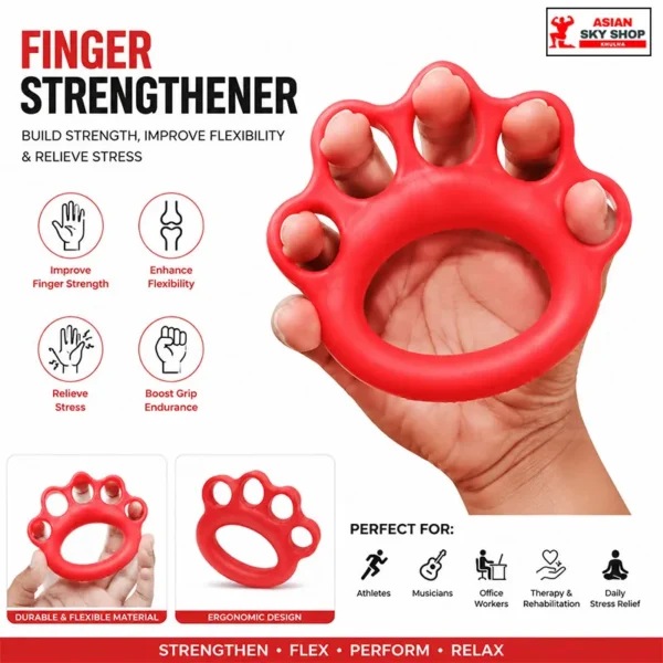 Silicone Finger Grip & Hand Strengthener
