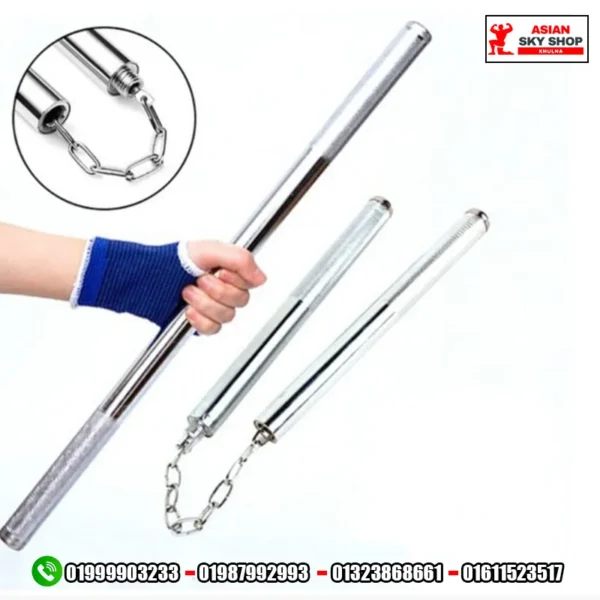 Stainless SteelBody Exercise & Self Defense Stick Nunchaku