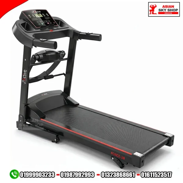 bActive Force-28 Multifunction Motorized Treadmill (2026)