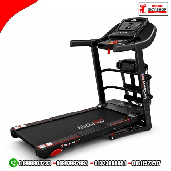 American Fitness TITAN AC X10 Multifunctional Motorized Treadmill