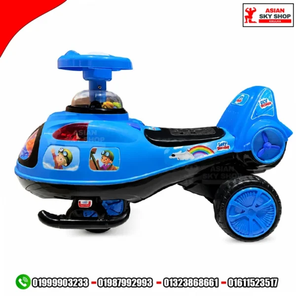 Helicopter & Airplane Theme Kids Ride On Push Car